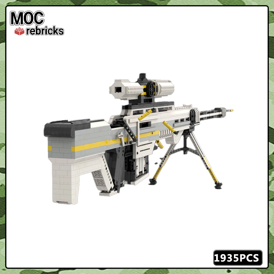 Firearms Series MOC Bricks XPR-50 Sniper Gun Assembled for Shooting Building Block Model Set DIY Boy Toys Birthday Gifts