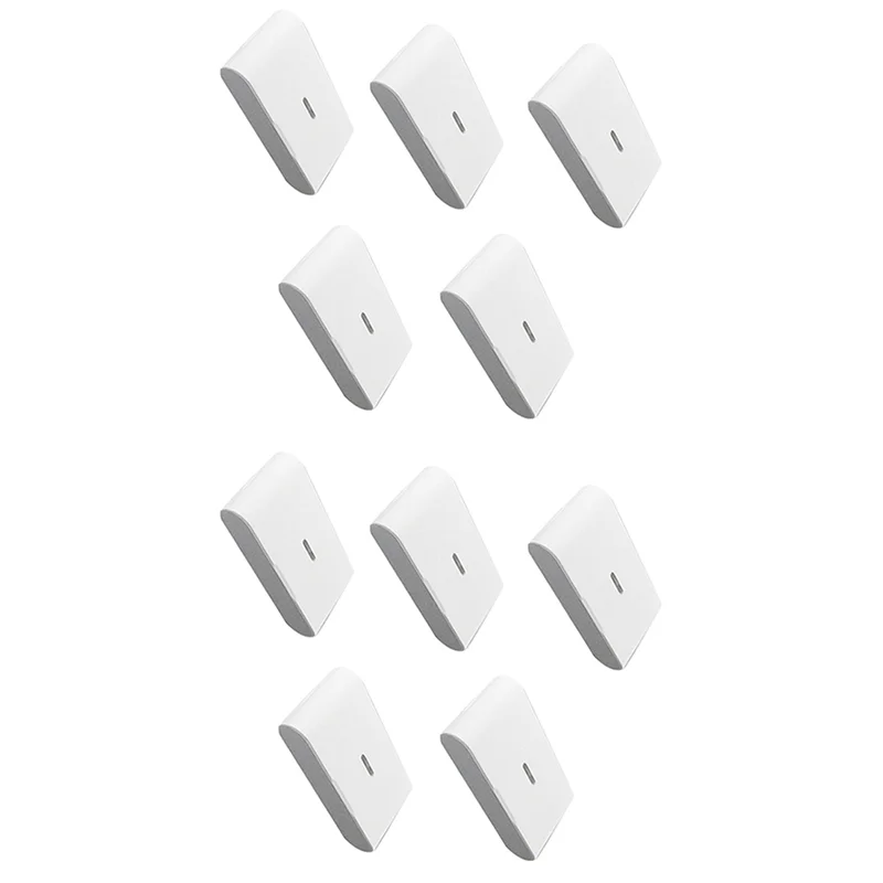 ABSQ-Adjustable Sensitivity 433Mhz Wireless Vibration Glass Break Detector, 10Pcs, Compatible With Alarm Systems