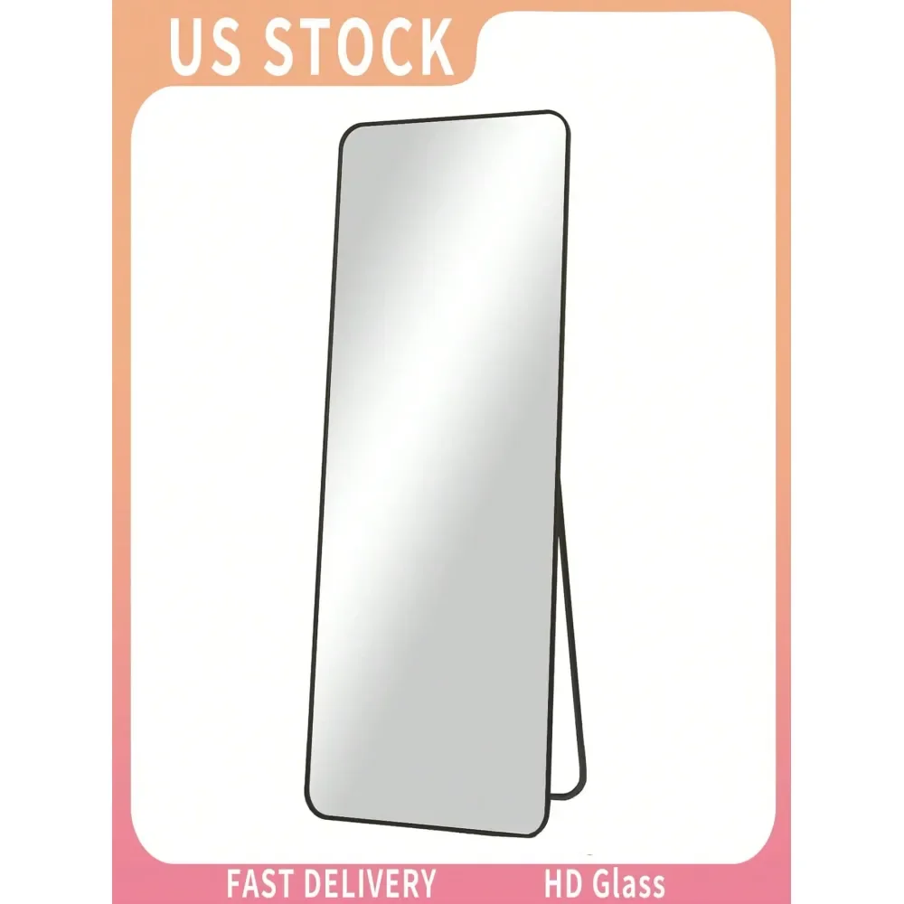 

71 X30 Full Length Mirror, Floor Length Mirror, Wall Mirror Full Body, Oversized Floor Mirror With Aluminum Alloy Frame For Hang
