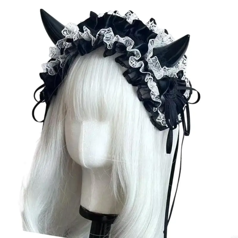 270D غطاء رأس ناعم على شكل قرن الشيطان بتصميم رفيع للبالغين والأطفال