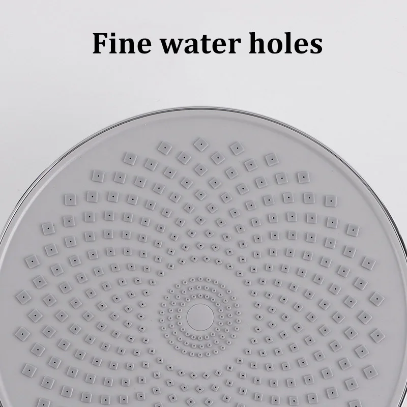 3 가지 모드 물 절약 샤워 헤드 고압 오버 헤드 샤워 헤드 욕실 액세서리 용 강력한 가압 스파 샤워