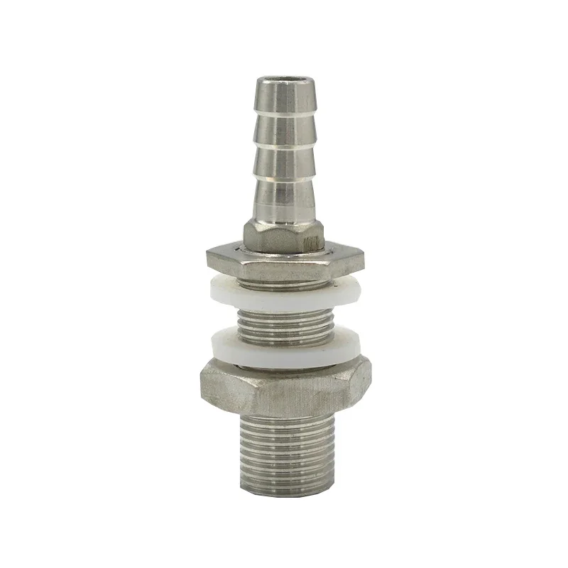 

6mm 8mm 10mm 12mm 13mm 14mm 15mm 16mm 18mm 19mm 20mm 25mm Hose Barb 304 Stainless Steel Pipe Fitting Water Tank Connector