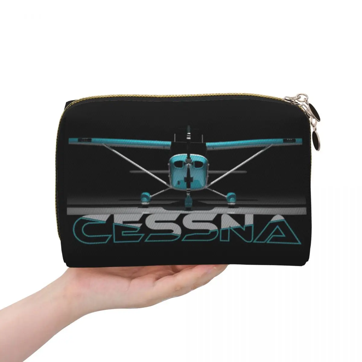 

Cessna Logo женские косметички дорожный органайзер для макияжа сумка для хранения туалетных принадлежностей Dopp Kit Box