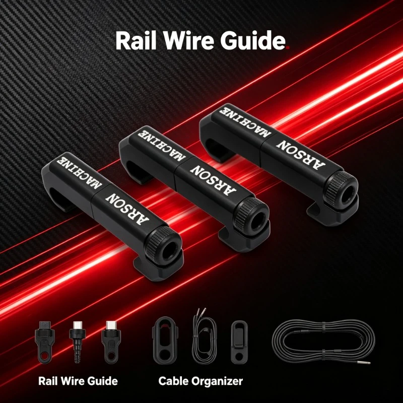 Picatinny Handguard Wire Fixing Cover Set Cable Management For DIY Hobby Model Assembly