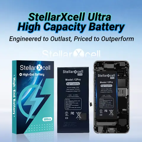 StellarXcell Ultra Original Battery High capacity Cell for iphone 7037 TI for 11 Xs 12pro mini 13 14 15 pro max ip7 ip8 plus Xr