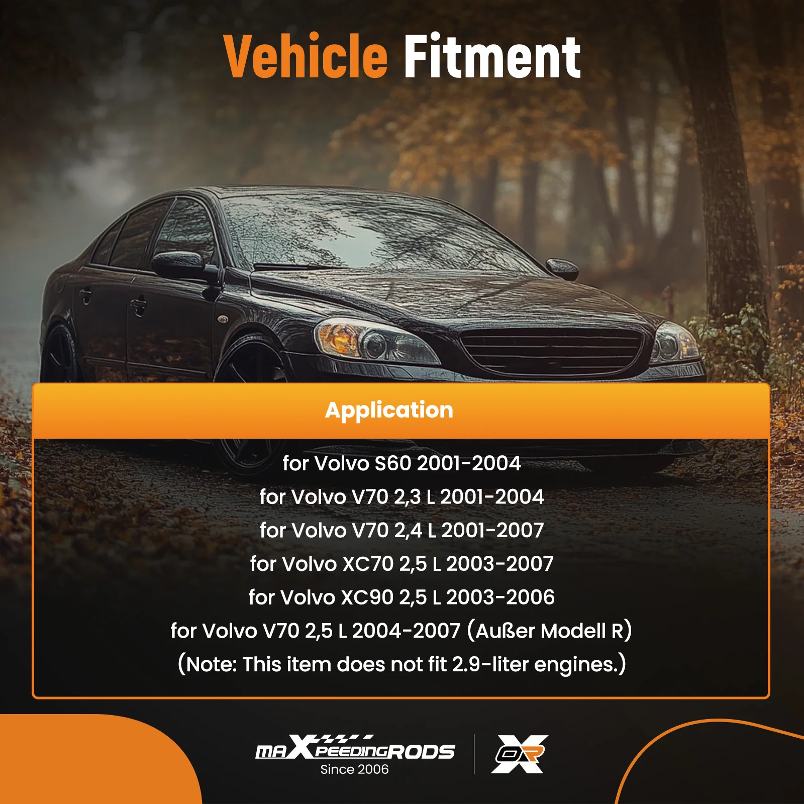 Motor-Drehmomenthalterung, Halterungsbügel, 5 Stück, für Volvo S60 V70 XC90 – Detail 2