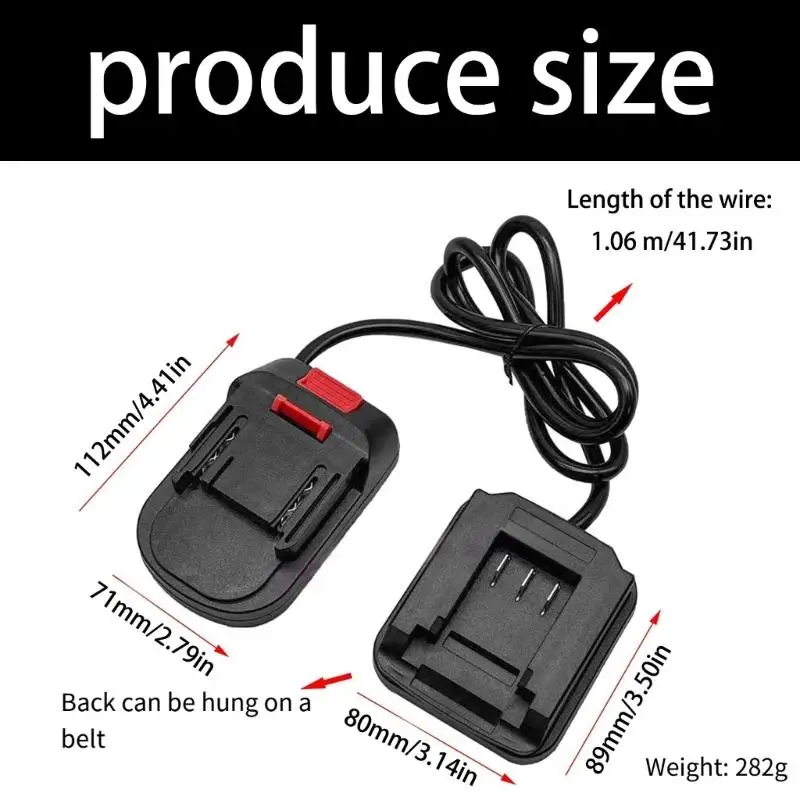R9UF Battery Adapter For Dayi /2106 Batteries Easy Installation Secure Connection