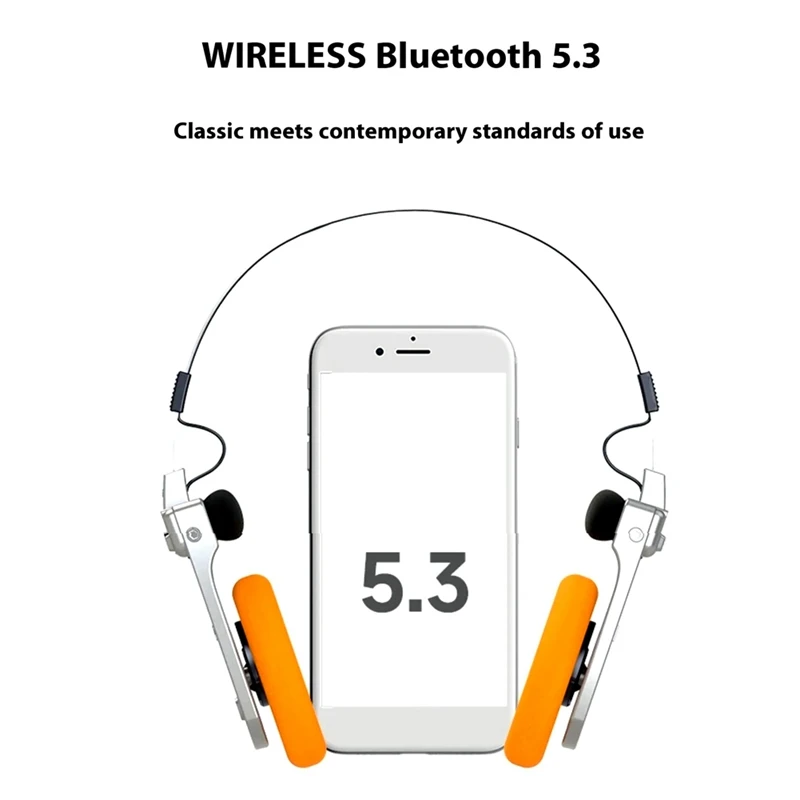 سماعة أذن R3 لاسلكية قابلة للطي مثبتة على الرأس لتقليل الضوضاء، سماعة رياضية إلكترونية محمولة لملحقات ألعاب الكمبيوتر