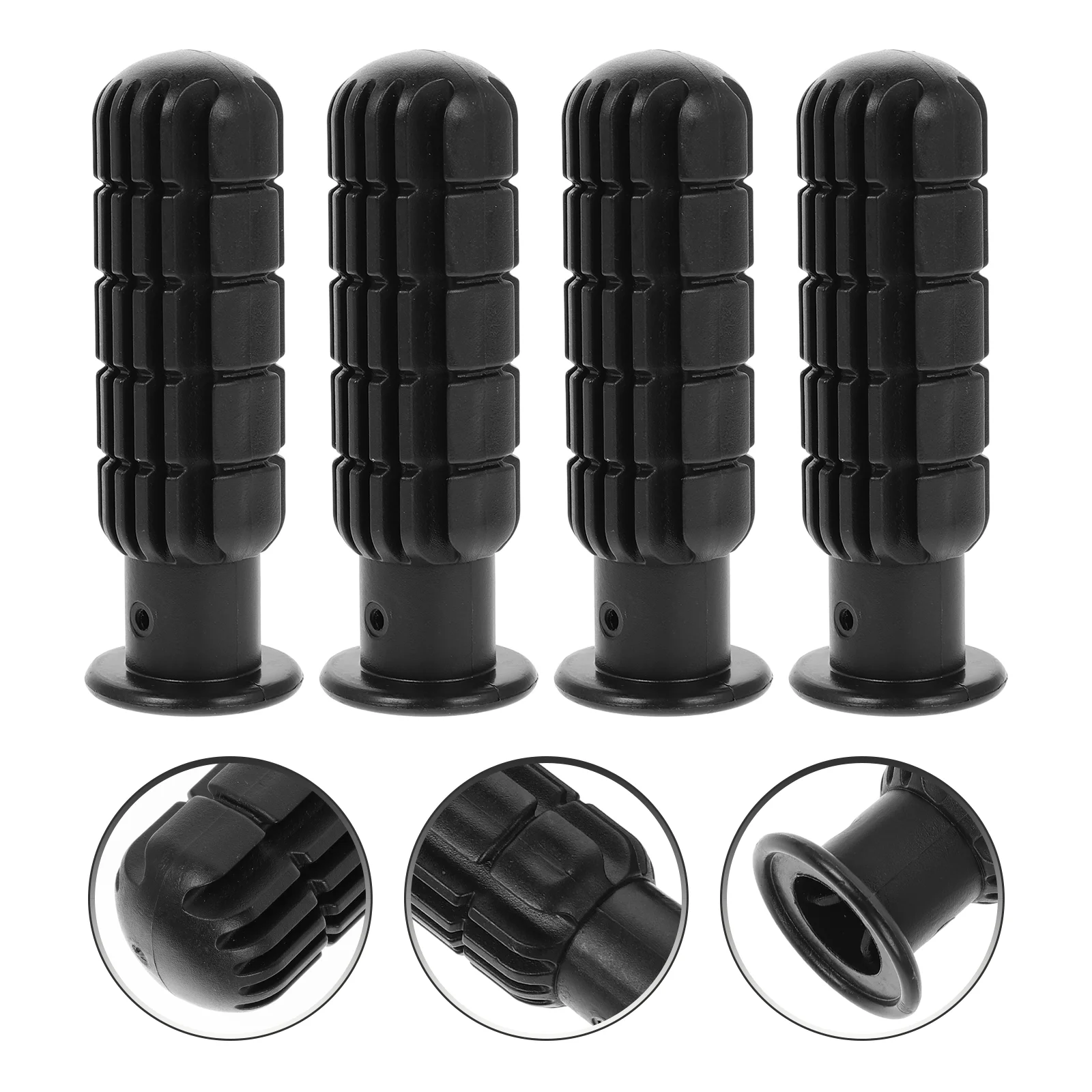 4 Pcs Football Table Handle Grip Parts Desktop Pvc Convenient Foosball Handles Soccer