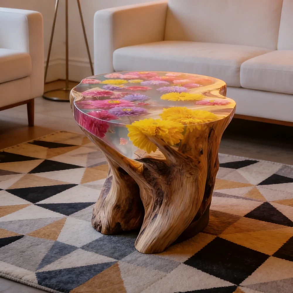 Mesa de centro de resina epoxi - Resin Art Coffee Table reseña y precio