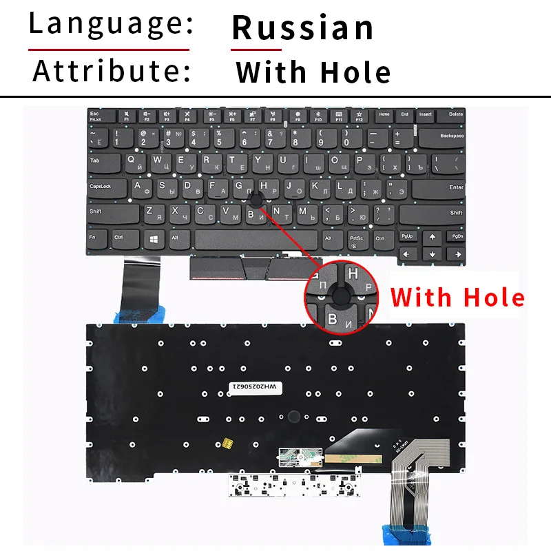 Backlit Keyboard for Lenovo ThinkPad P1 X1 Extreme Gen 1 Gen 2