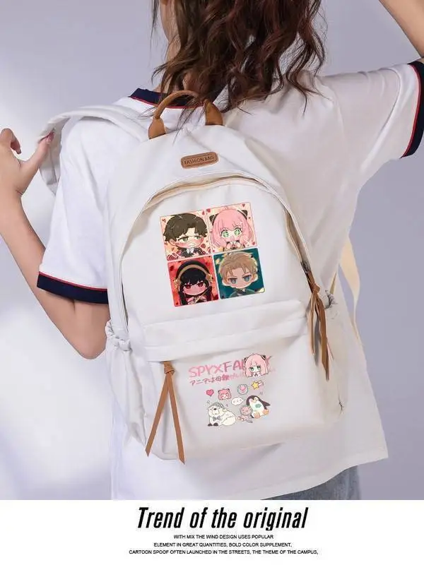 Spy X Family Anime Merchandise Girls, Large Capacity Cute Aniya Backpack For Primary And Middle School Students Anime