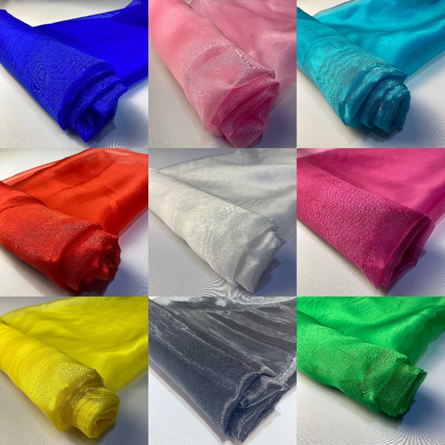 오간자 투명 원단 실 결혼식 드레스 이브닝 드레스 퍼프 스커트 장난감 장식 로리타 비탄성 원단