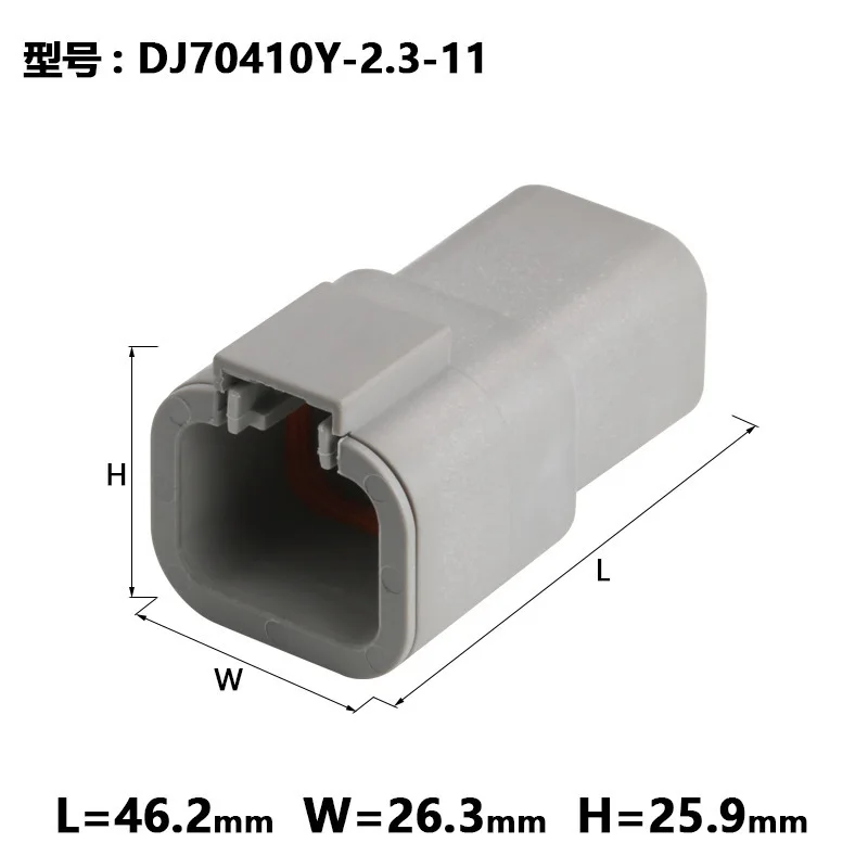 4 Pin DTP series connector waterproof plug DTP06-4S DTP04-4P DTP04-4P-L012 CM2150 4988820 For Cummins ISDE engine computer Board