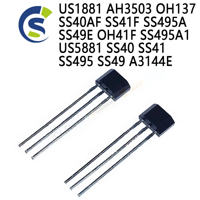 10 SZT. 40AF 41F 495A 49E Hall U18 US1881 AH3503 OH137 SS40AF SS41F SS495A SS49E OH41F SS495A1 US5881 SS40 SS41 SS495 SS49 A3144E