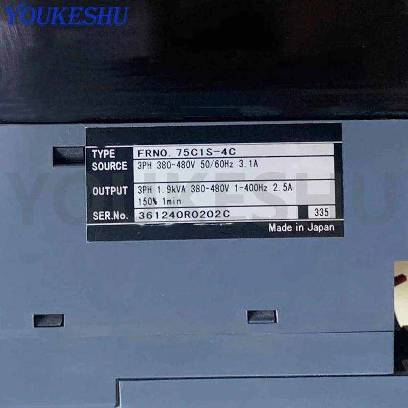 새로운 원본 VFD 400V 2.5A 0.75KW FRN0.75C1S-4C 스팟 재고