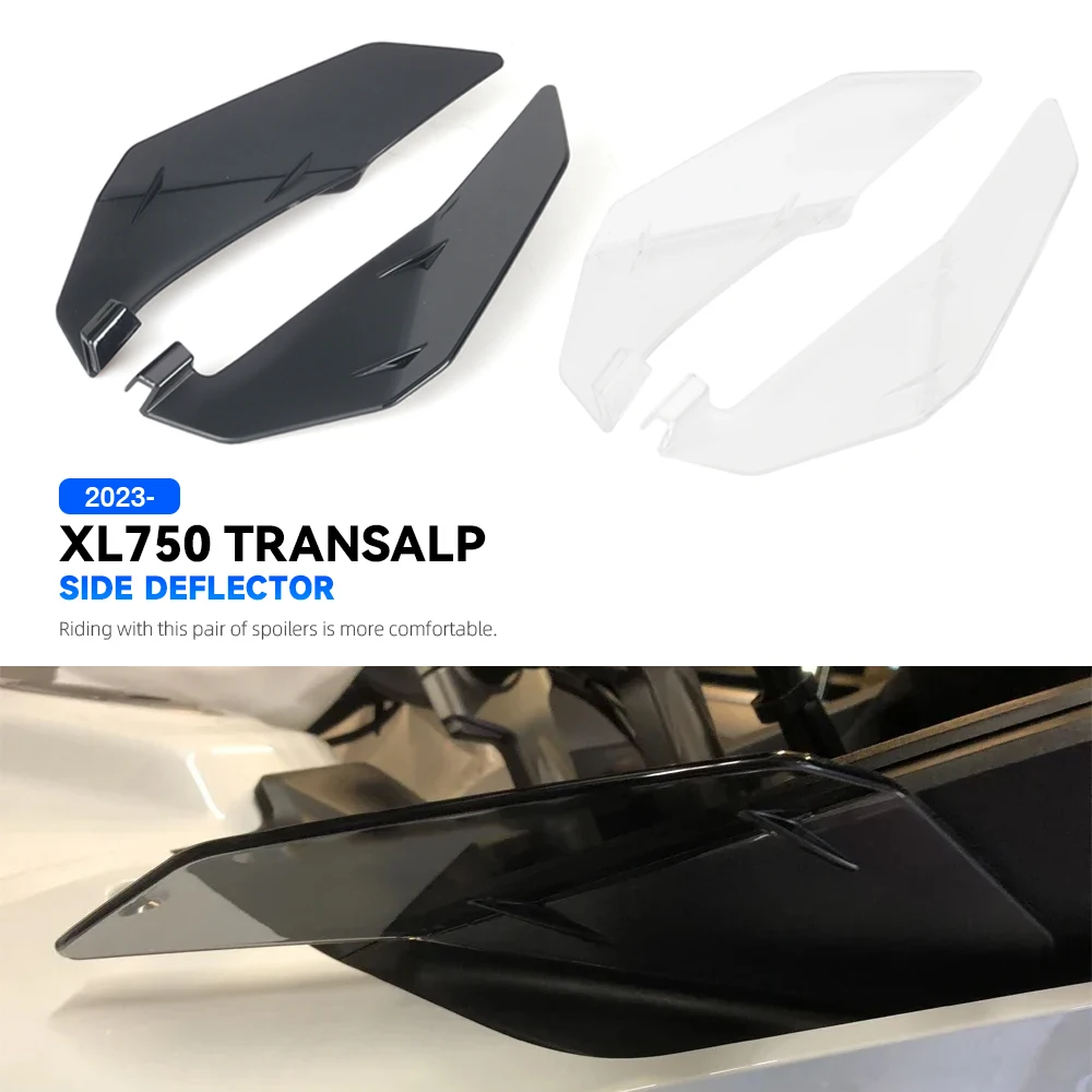 

XL 750 Transalp New Motorcycle Accessories For Honda XL750 TRANSALP 2023 Front Windshield Side Spoiler Deflector Kit