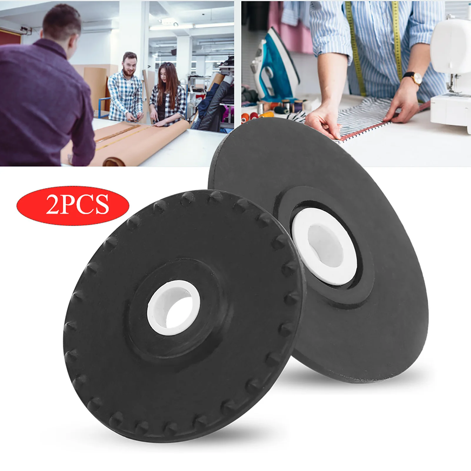 2pcs Knitting Machine Rubber Wheel Assembly Bracket Accessories For Brother KH868