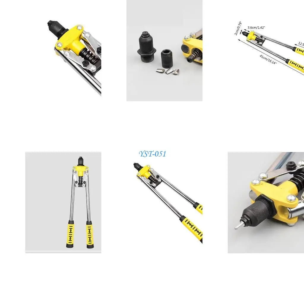 E15A يد واحدة دليل برشام أعمى البنادق أداة المبرشم لإصلاح المنزل لتقوم بها بنفسك النجارة