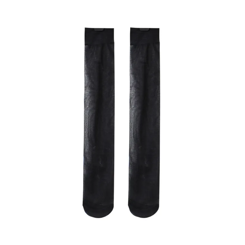 

1 Pair Women Summer Fashion Leg Stockings Medium Socks Thin Long Tube And Half Tube Student Stockings Black White Colors