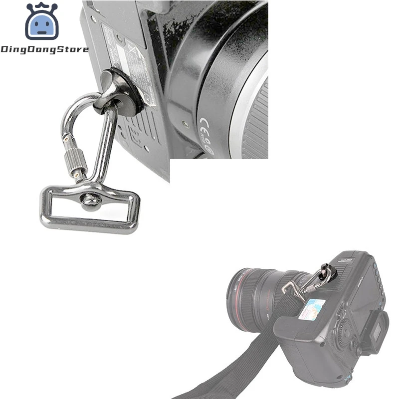 Camera 1/4 Schroefaansluiting Adapter Metalen Schouderriem Schroef Veiligheid Quick Shooter Schouderriem Veiligheidsringen Onderdelen Gereedschap