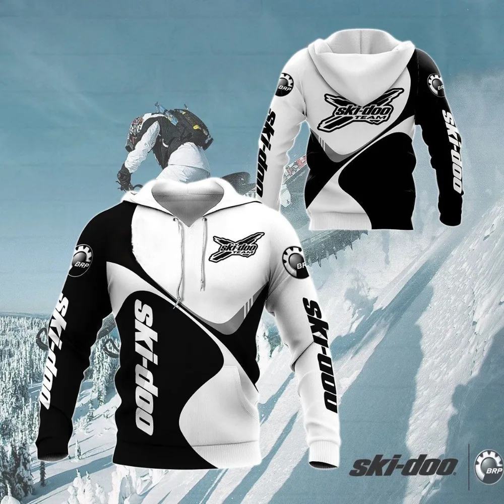

Men's Fashion 3D Snow Off Road Motorcycle Pattern Hoodie Spring and Autumn Outdoor Sports Mountain enthusiast Pullover