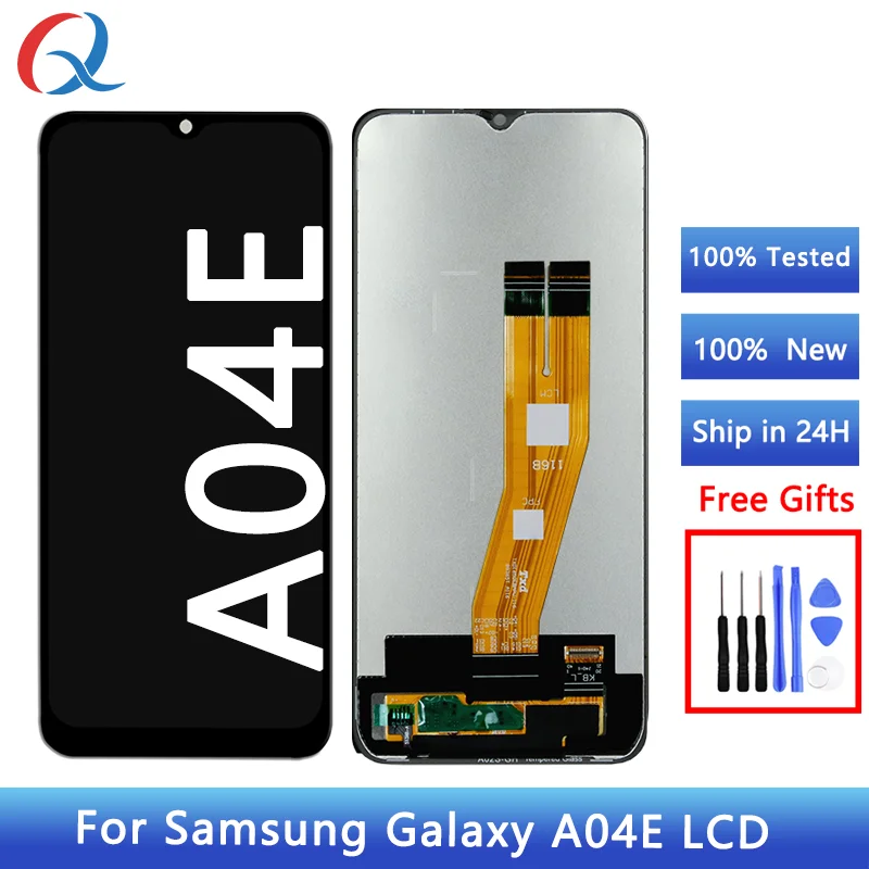 New For Galaxy A04e screen replacement Pantalla for Samsung a04e display Mobile phone lcds for Samsung A04e lcd