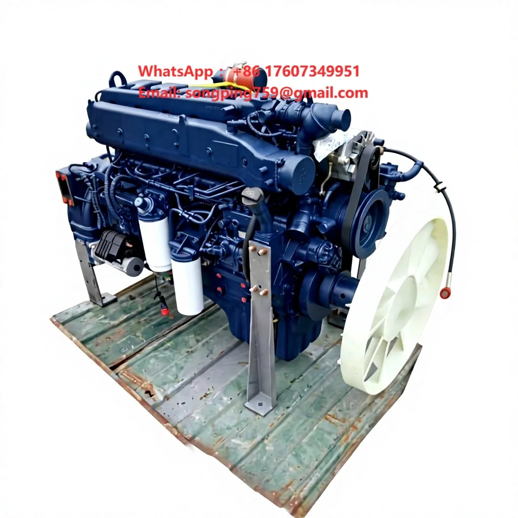 Used Weichai WD615 WP10 WP12 WP10.380E32 380HP Water-cooled 6-cylinder Diesel Engine Assembly for Truck Machinery