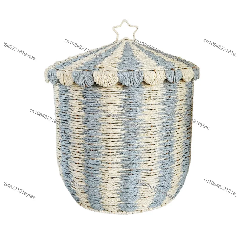 Nordic storage basket Multipurpose Large laundry basket Portable Home Toy storage baskets woven basket Snack clutter storage box