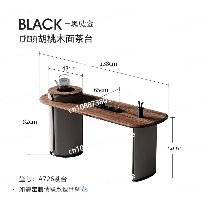 modern high-end tea table and chair combination whole house with home light luxury tea table