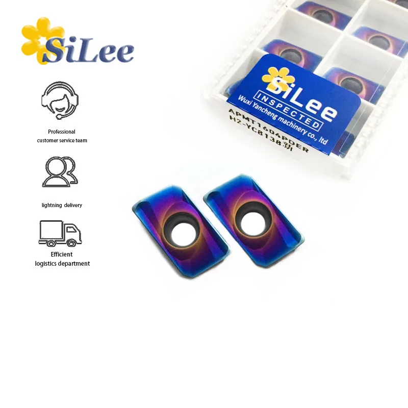 

10pcs APMT1604PDEER-H2 YC8138 Carbide Turning Insert Nano blue high hard wear-resistant CNC Machine Tool Milling blade