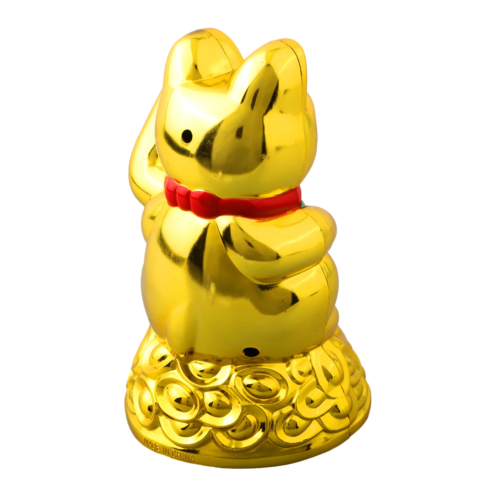 Practical High Quality New Lucky Cat Gold Fortune Lucky Waving Cat Beckoning Maneki Neko Birthday Gifts Practical