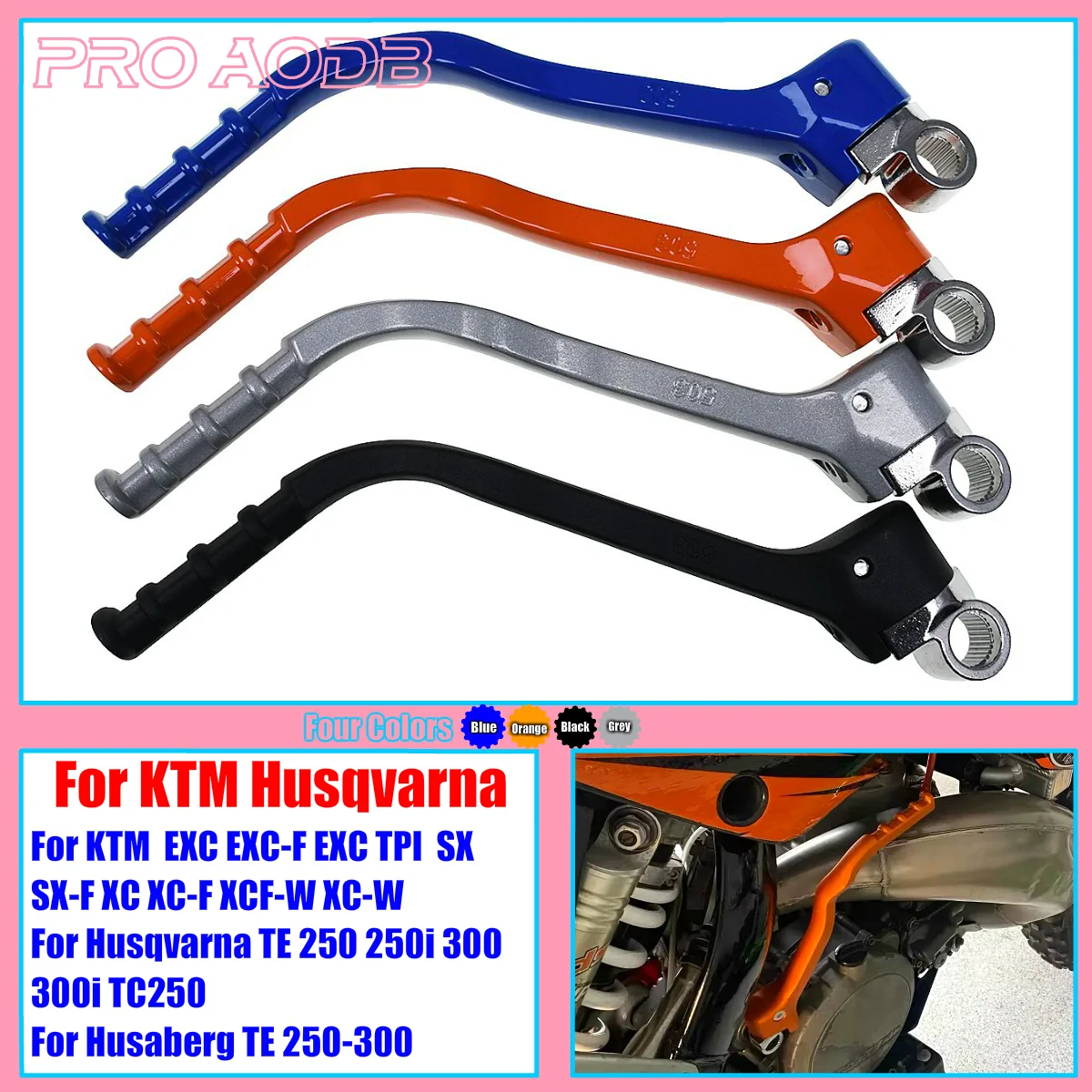 

CNC Forged Kick Start Starter Lever Pedal For Husqvarn TE TC For KTM SX XC XCW XCF XCFW SXF EXC EXCF 250 300 350 450 2011-2016