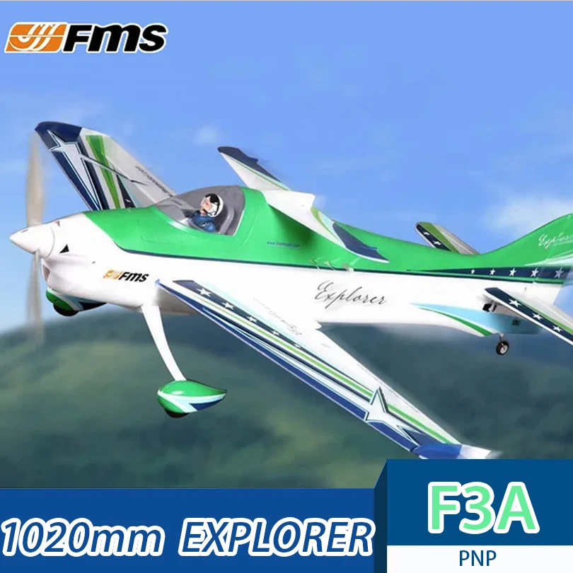 

FMS 1020mm F3A PNP Big Scale Gaint Fixed Wing Remote Control Model Plane Aircraft Electric RC Airplane 3S Trainer FMS074