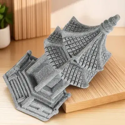 

Realistic Stone Pavilion Decorations Mini Pagoda Statue for Garden Zen LandscapeGardenDecor Miniature Pagoda Statues Simulation