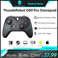 Thunderobot G50 Pro Game Controller For PC Buletooth Wireless Wired Vibration Gamepad Joystick for Nintendo Switch PC STEAM