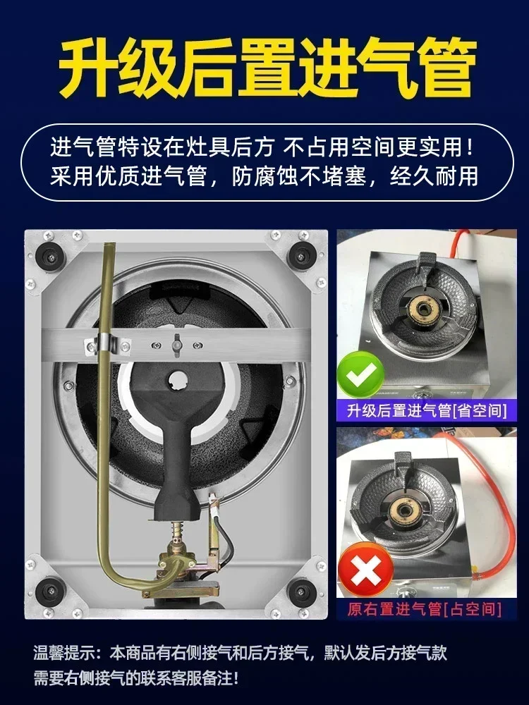 40KW Single burner Kitchen burning gas stove 1 burner gas cooktop Home energy saving Gas Stove stainless steel desktop