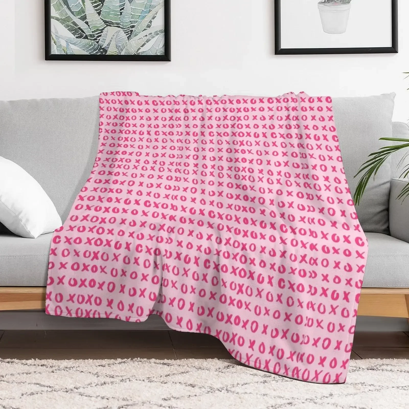 

Hugs and Kisses Throw Blanket Loose Soft Plush Plaid heavy to sleep Blankets Comforter Polar Baby Warm Blankets