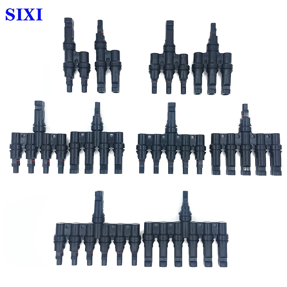 

1 Pairs Solar Panel Branch Parallel Connector IP67 Waterproof Solar Connectors(Male and Female),for Solar Photovoltaic Systems