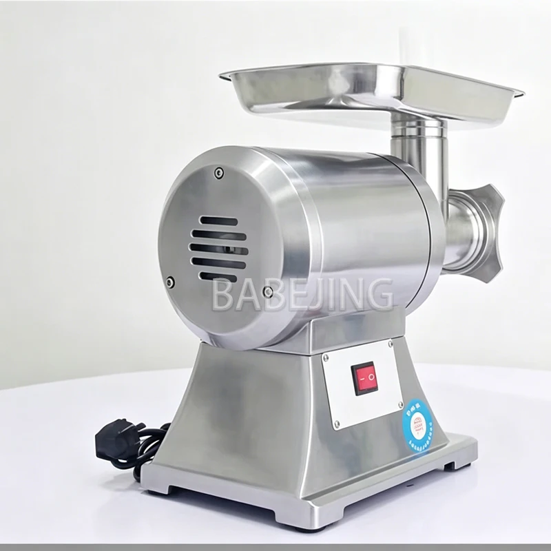 

Small Stainless Steel Commercial Electric Meat Grinder Automatic Cilantro And Chili Grinder Compact Kitchen Appliance