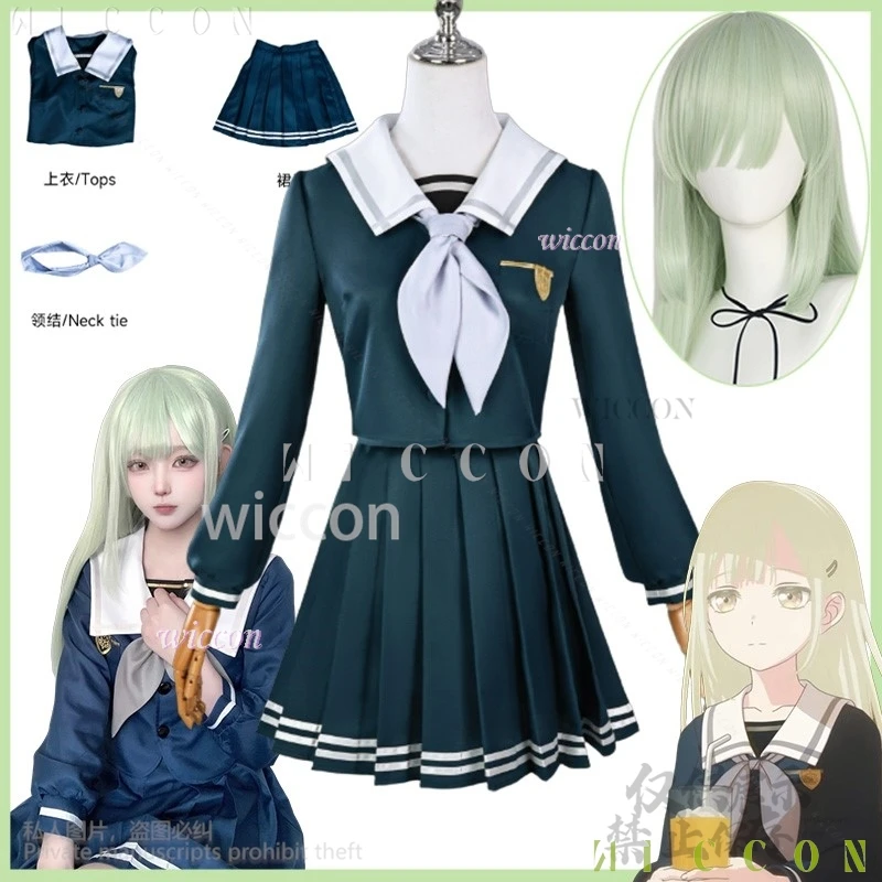 واكابا موتسومي كوسبلاي بانج دريم! It's MyGO Anime Costume JK الزي المدرسي فستان كوس ملابس حفلات الهالوين وعيد الميلاد