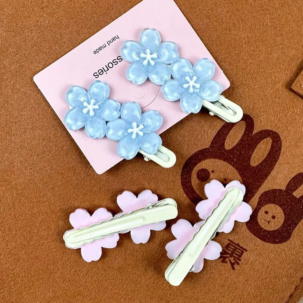 2 pezzi di alta qualità Sakura fiore fermagli per capelli copricapo strumenti per lo styling forcine accessorio per capelli copricapo frangia clip