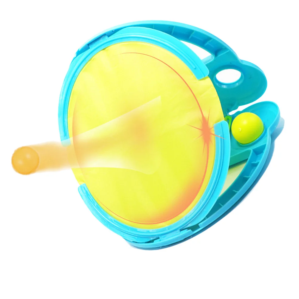 1 مجموعة اليد الصيد الكرة مجموعة 1 مضرب 2 كرات دائم آمنة الوالدين والطفل خارج اللعب متعة الاطفال هدية لون عشوائي التفاعل اللعب #2