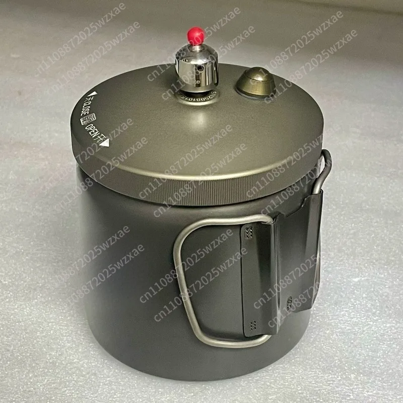 Outdoor Pressure Cooker 3.1 Plus - Lightweight Aluminum, Hard Anodized, 1015ml for Camping and Hiking