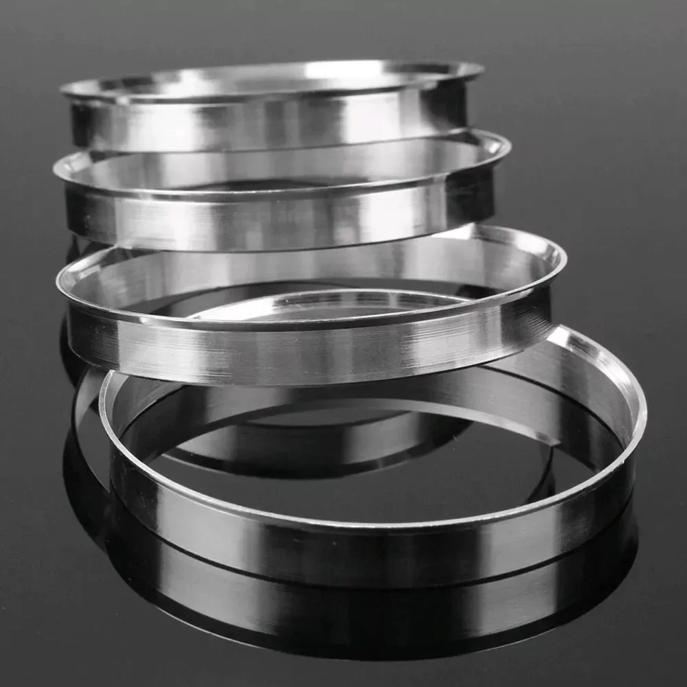 74.1mm To 72.6mm Aluminum Hub Rings Hub Adapter Rings Stable Connection Improved Driving Experience Long-Lasting Performance
