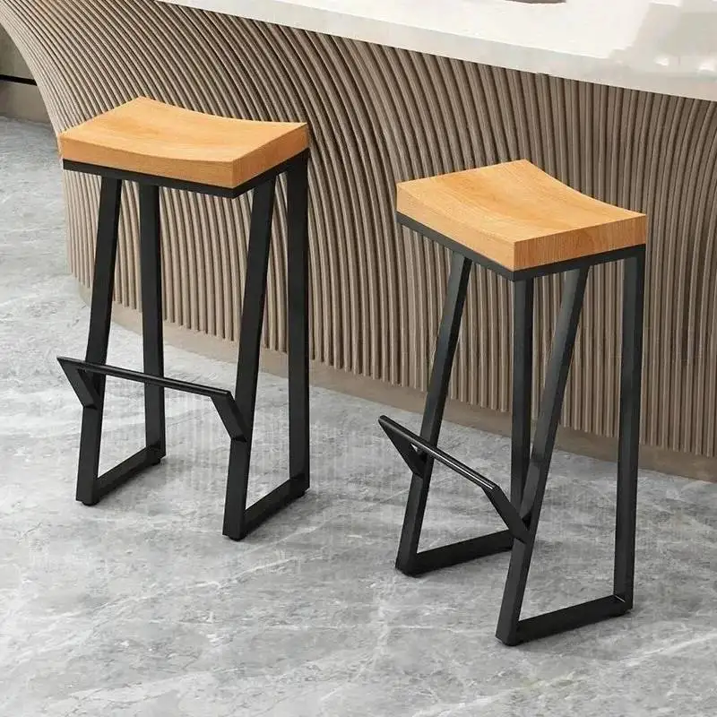 

Винтажные деревянные барные стулья Villa Princess, табуреты для дома, компьютерные стулья, табуреты для кухни, мебель для прихожей