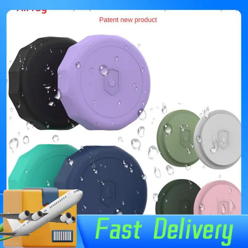 1-10pcs For Airtag Protective Case Anti-lost Positioning Tracker Soft Silicone Glue All-inclusive Waterproof Anti-lost Protectiv