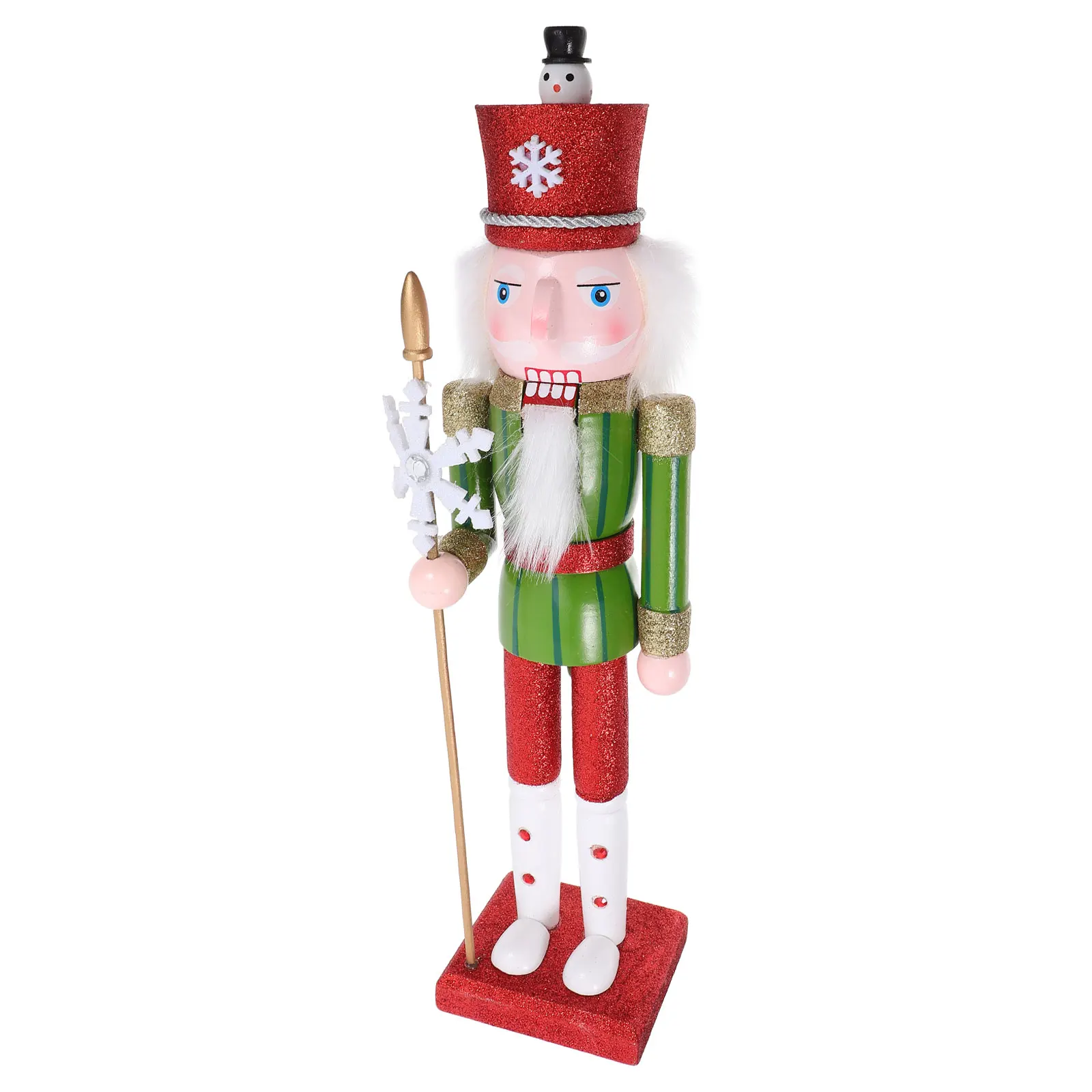 

Nutcracker Ornament Home Decorations Figure Xmas Figurines Craft Desktop Nutcrackers Table