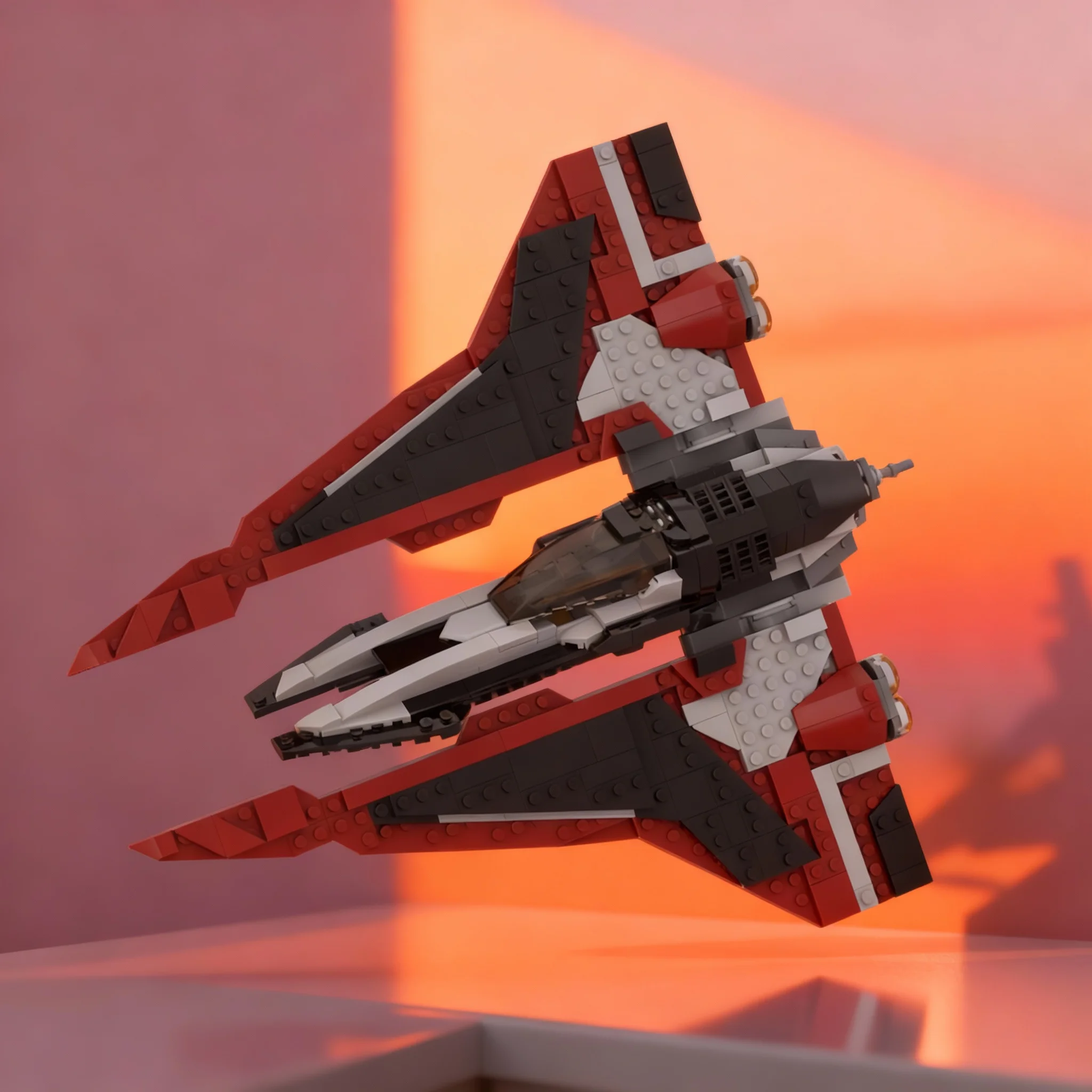 

494pcs MOC Kom Rk Class Fighter Transport Star Battle Model Building Blocks Construction Christmas Gifts Idea Toy Education