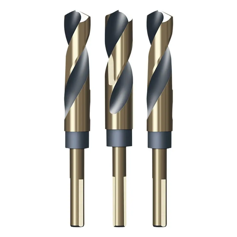 Portable 12mm-20mm Twist Drill Spiral HSS Reduced Shank Drills High Quality Round Shank Metal Hole Opener